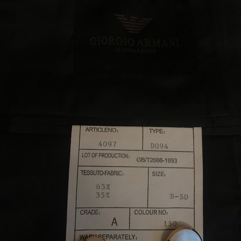 Giorgio Armani suite-blazer and pants - Picture 5 of 12